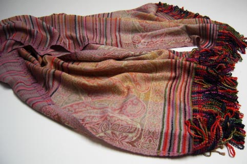 Printed Jacquard Shawl, Technics : Attractive Pattern