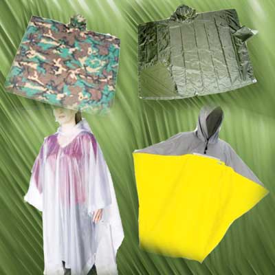 Full Sleeve Waterproof Poncho, For Rain Wear, Size : L, M, S, XL