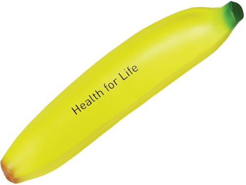 BANANA SHAPED STRESS RELIEVER, Packaging Type : Yellow
