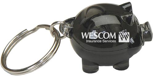PIG KEYRING, Packaging Type : Black