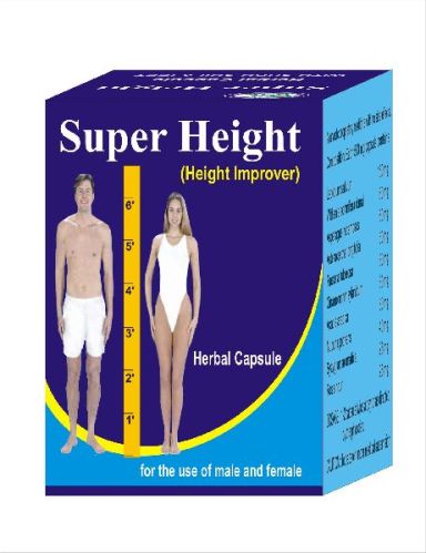 Super Height Improver Capsules, Packaging Type : Plastic Bottles, Plastic Wrappers