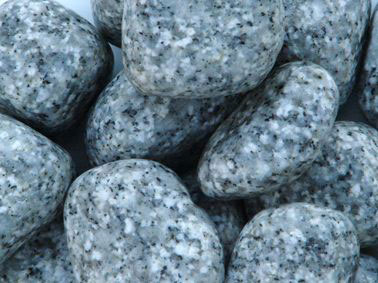 Sadarahalli Grey Tumbled Pebbles Stones, Size : 12x12ft