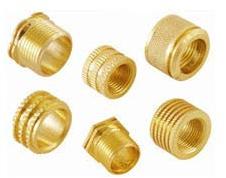 Brass inserts, Finishing : Polished
