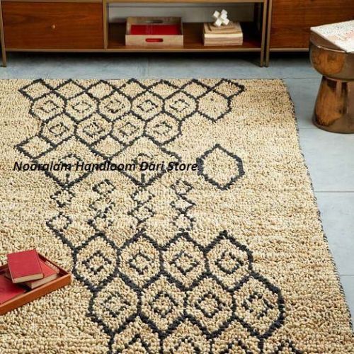 Rectangular Jute Loop Rugs, For Home, Size : 4x5feet