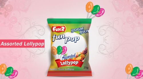 Fun2 BubbleGum Lollipop