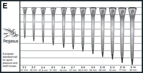 Iron Horseshoe Nails E- Series