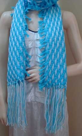 Hand Knitted Scarves -HKS-113b