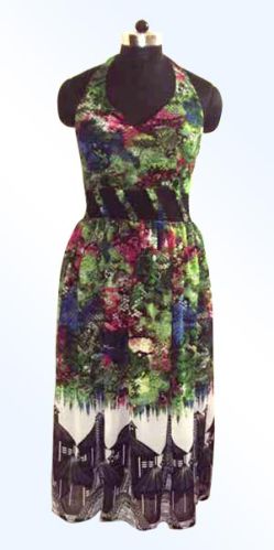 Georgette Printed Long Dresses