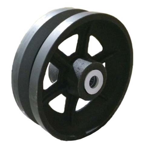 Round Coated Pulley Wheels, For Industrial, Feature : Best Quality, Easy To Use