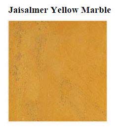 Rectangular Polished Jaisalmer Yellow Marble Slabs, For Hotel, Office, Restaurant, Size : 18x18ft, 24x24ft