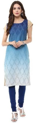 Janasya Women's Multi - Color Casual Crepe Kurti