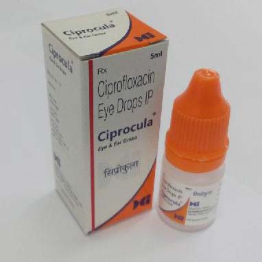 Plastic Ciprocula Eye Drop, Form : Liquid