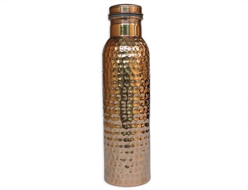 PURE COPPER HAMMERED BOTTLE