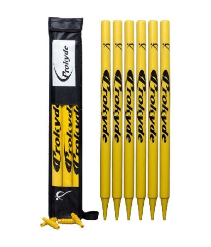 Prokyde Yellow Cricket Stump Set