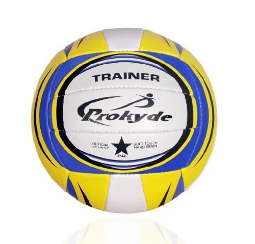 18-panel Rubber Covering Prokyde Trainer Volleyballs, Size : 4