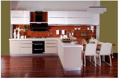 Artificial Quartz Kitchen Cabinets