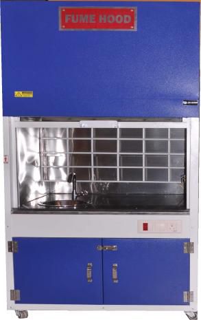 Rectangular Polished Stainless Steel Fume Hood, For Laboratory Use, Size : 10ft, 6ft