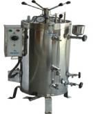 Mild Steel Vertical Autoclave, Color : Shiny Silver