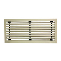 Polished Metal Linear Bar Grill Modern