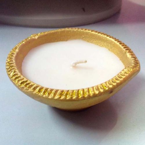 Polished Paraffin Wax Diya Candles, For Birthday, Decoration, Lighting, Party, Technics : Machine Made