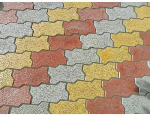 Designer Interlocking Pavers, Color : Yellow, Red, Grey