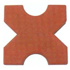 Cement Grass Paver Tiles, For Garden, Color : Red