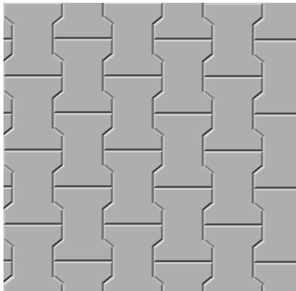 Cement I Shaped Tiles, Color : Grey