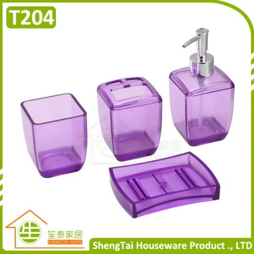 Latest Fashion Transparent Plastic Bathroom Sets, Thickness : 2-10mm