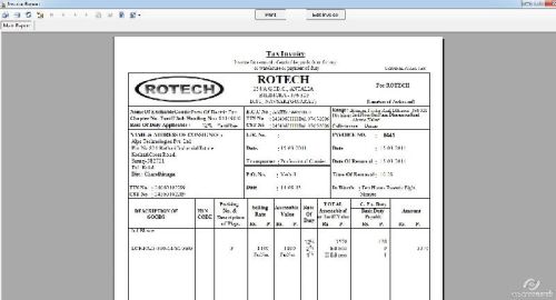Excise Invoice Software