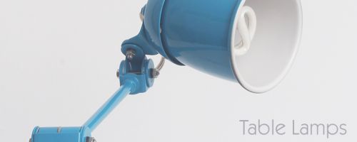 Playn Contemporary Blue Table Lamp