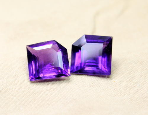 Amethyst Fancy Cut Stone