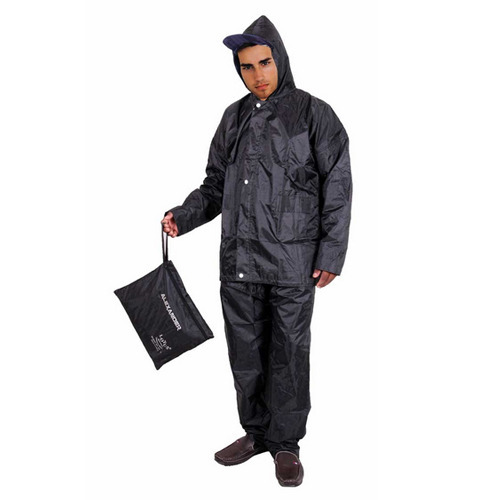 Black Colored Reversible Rain Suit, Size : XL, XXL