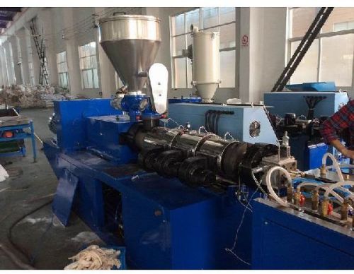 Conical Twin-Screw Plastic Extruder