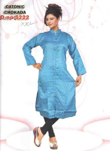 Printed Ladies Kurtis, Size : M, XL, XXL