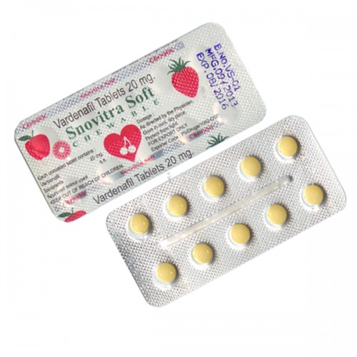 Snovitra Soft Chewable 20 Mg Tablets