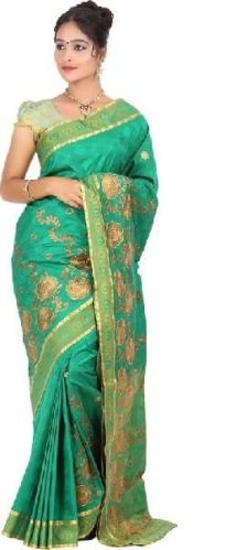 Embroidered sarees, Embroidery Type : Embroidered
