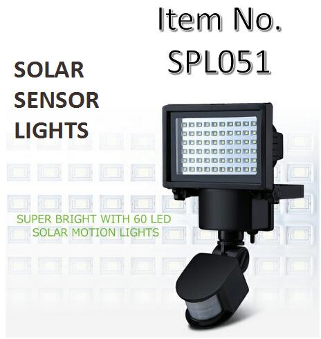 Updated Solar PIR Motion Sensor Light, Power Supply : sun power