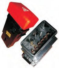 Plastic Peco 0058/06 Hazard Switches, For Auto Industry