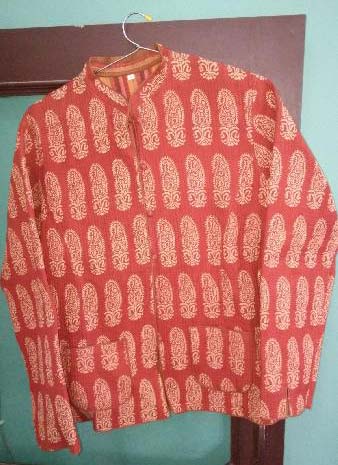 Zipper Printed Jacket, For Attractive Designs, Comfortable Soft, Size : L, M, XL