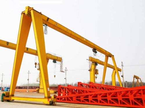 3 - 20 Ton Rail Mounted Single Girder Gantry Crane