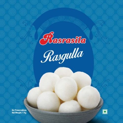 Rasrasila Rasgulla, Packaging Size : 0.5 Kg, 1 Kg, 2kg, 3.7kg, Bulk Tin Packing