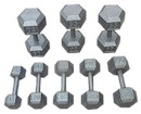 Weight Lifting Hammertone Grey DB Dumbbells DB-01 For Bodybuilding and