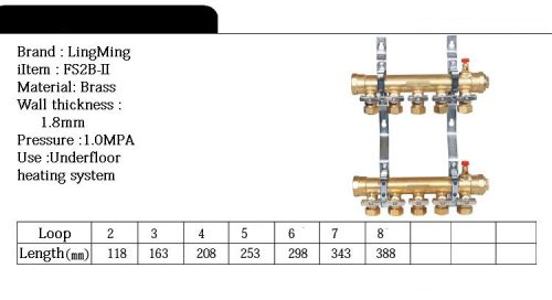 58-3 Brass Manifolds Valve
