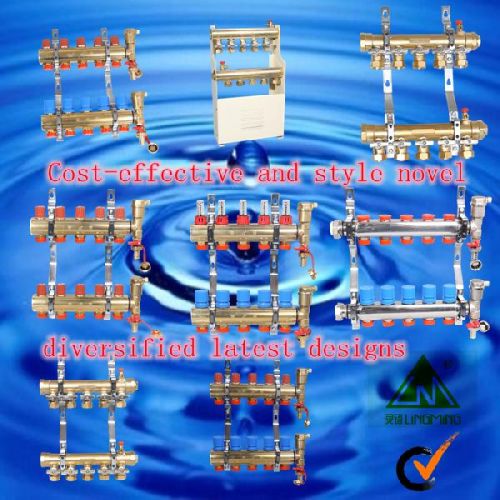 Brass Manfold Stainless Steel Manifold Underfloor Heating System