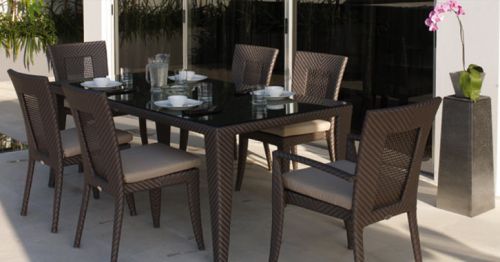 NORWICH RECTANGULAR OUTDOOR DINING SET