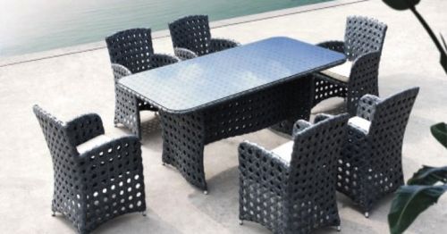 VERMONT RECTANGULAR OUTDOOR DINING SET