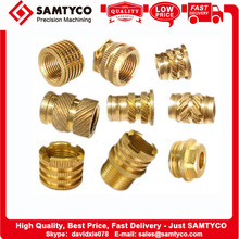 CNC Turning Machine Brass Knurled Inserts