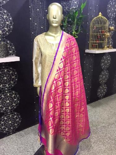Fancy Suits With Banarasi Dupatta
