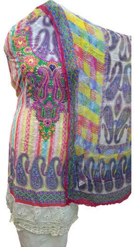 Unstitched Karachi Salwar Suits