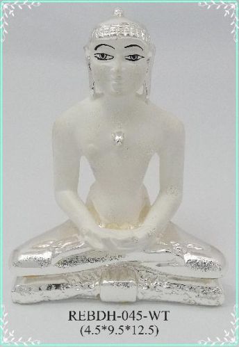 Silver Plated Lord Buddha